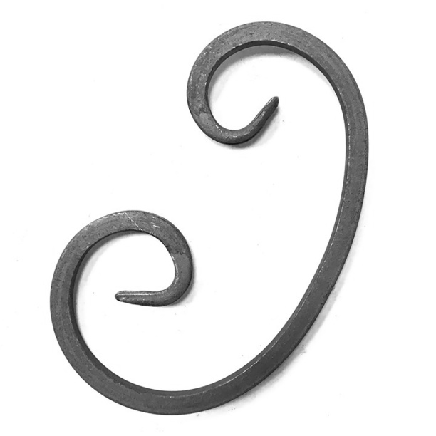 Завиток С из 10х10 мм 195х120 мм от магазина ЛесКонПром.ру