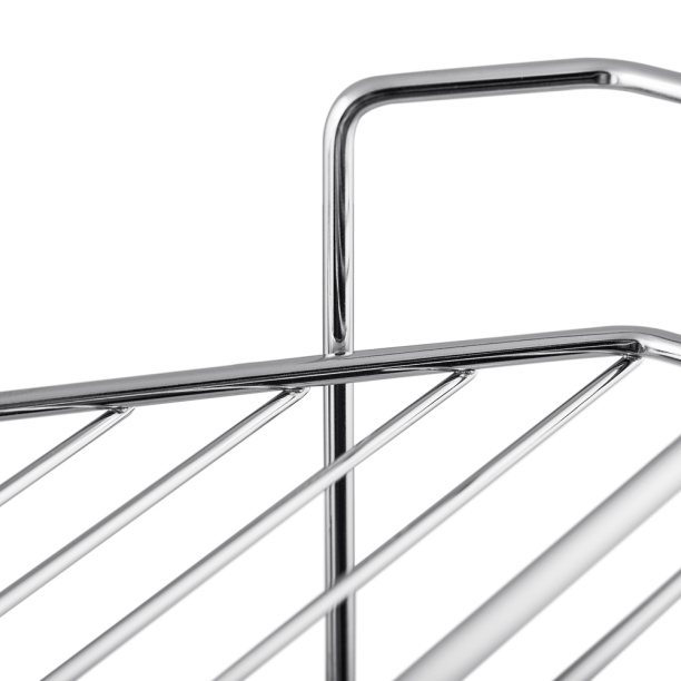 Полка сетчатая ЧМЗ Нюанс 3-ярусная угловая хром от магазина ЛесКонПром.ру