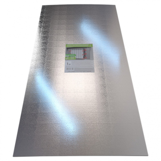 Экран теплоотражающий с алюминиевым покрытием 1000x500x5 мм от магазина ЛесКонПром.ру