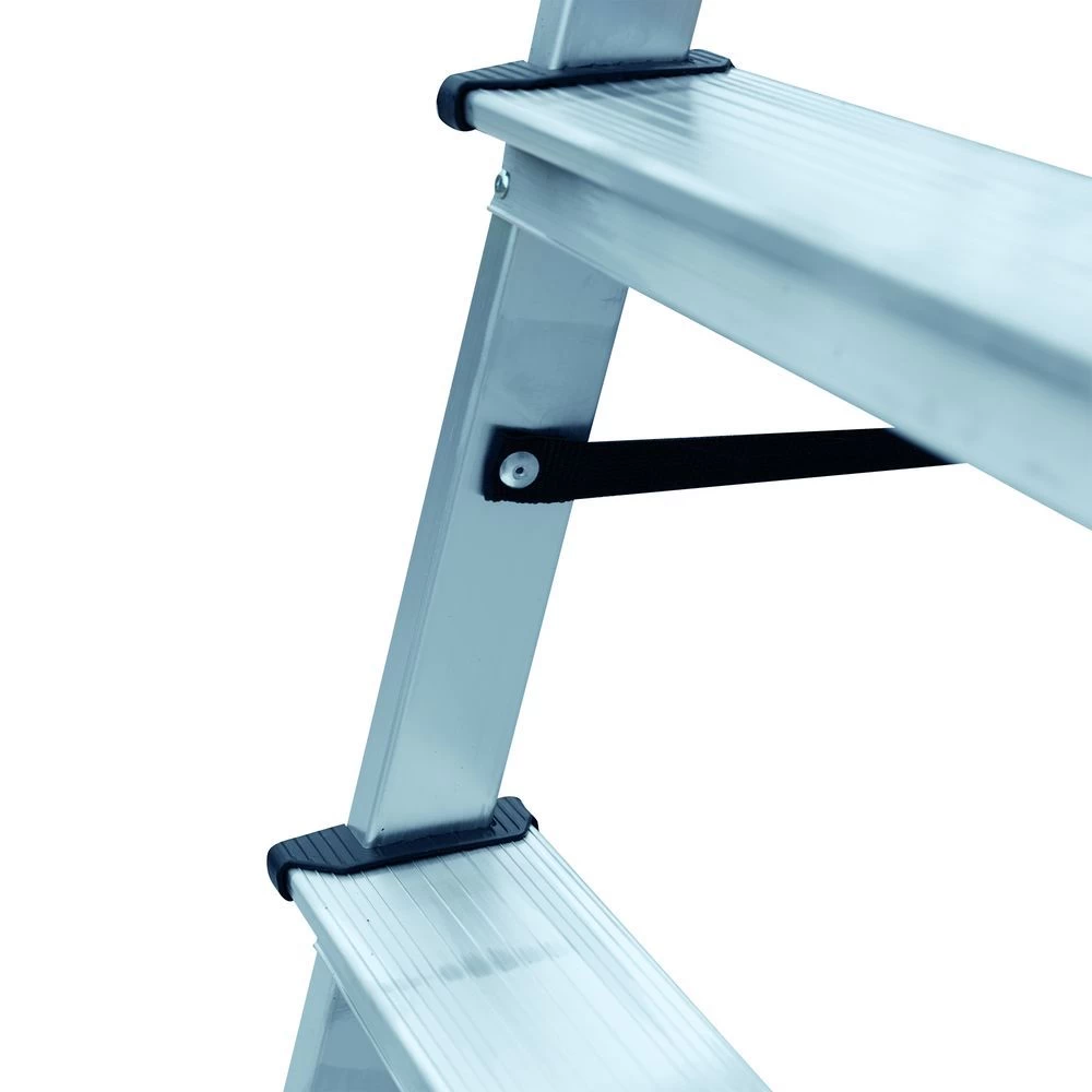 Стремянка алюминиевая с органайзером Новая Высота 8 ступеней (арт. 2115108) от магазина ЛесКонПром.ру