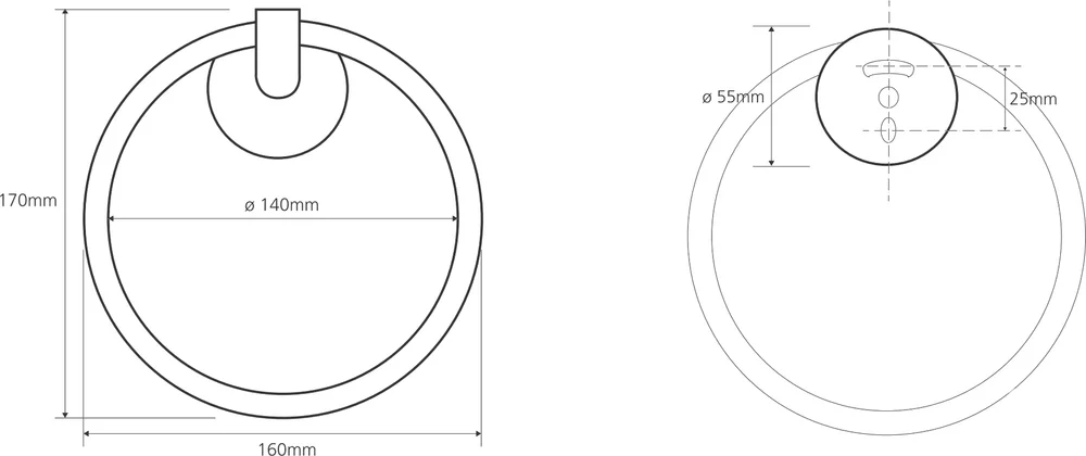 Полотенцедержатель Bemeta Omega 104204062 от магазина ЛесКонПром.ру