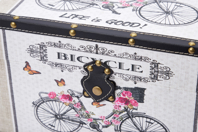 Сундук Велосипед 49x23x28 см 80435168 от магазина ЛесКонПром.ру