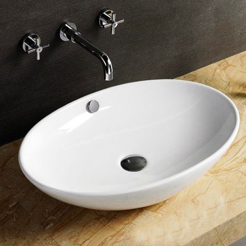 Раковина Mira MR-8195 белая от магазина ЛесКонПром.ру