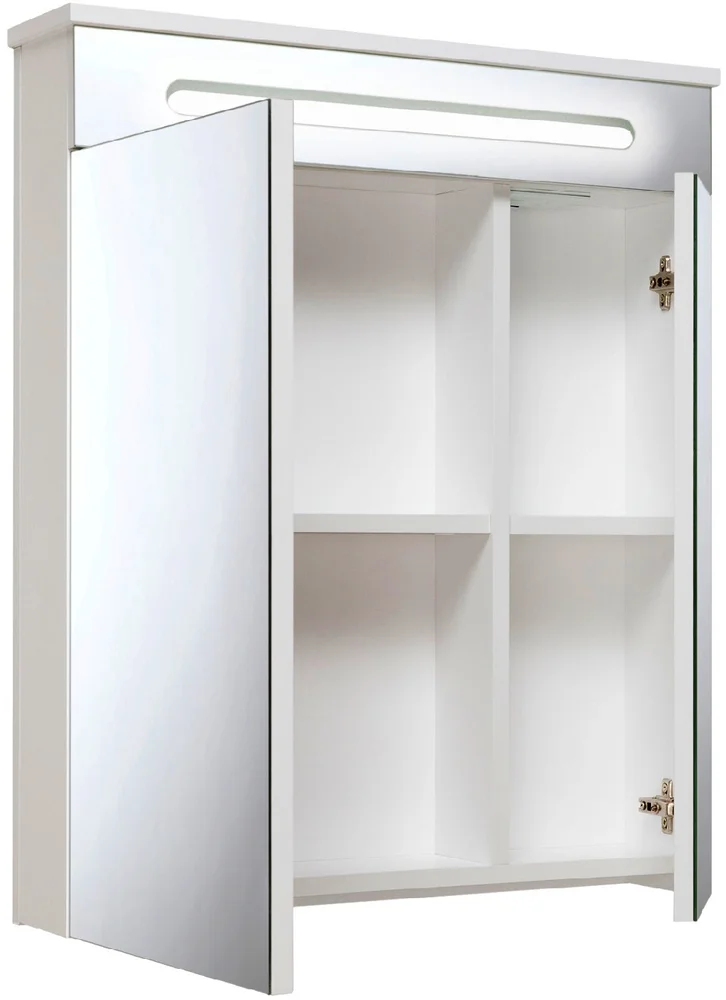 Зеркало-шкаф Runo Парма 60 с подсветкой от магазина ЛесКонПром.ру