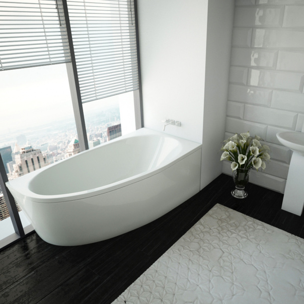 Акриловая ванна AQUATEK Дива 150x90 см правая от магазина ЛесКонПром.ру