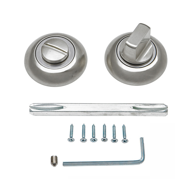 Дверные накладки с заверткой NEODECO хром от магазина ЛесКонПром.ру