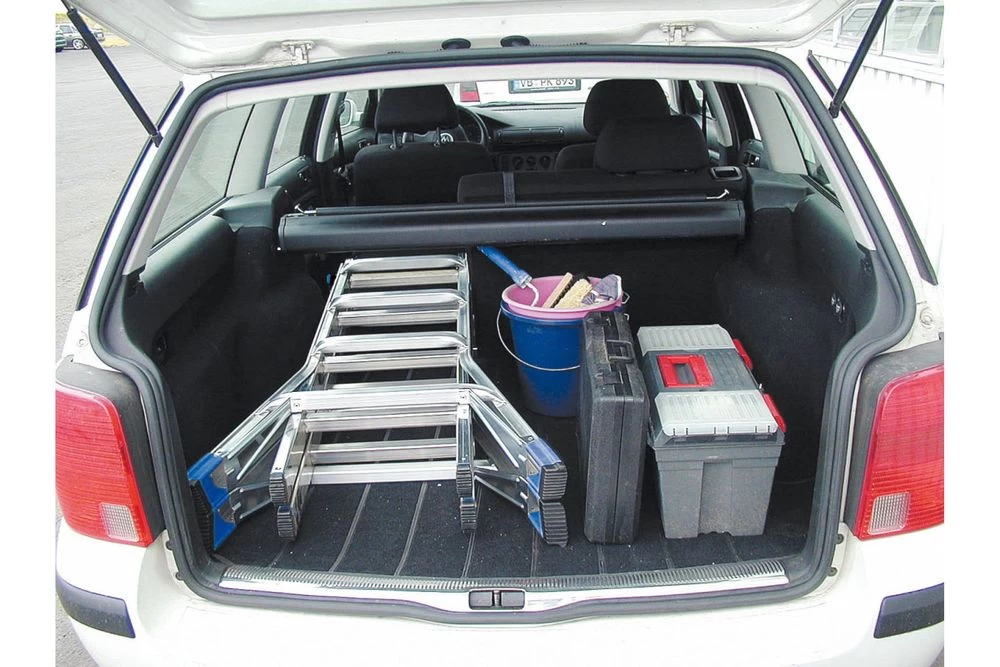 Шарнирная телескопическая лестница 4х5 STABILO KRAUSE арт. 133960 от магазина ЛесКонПром.ру