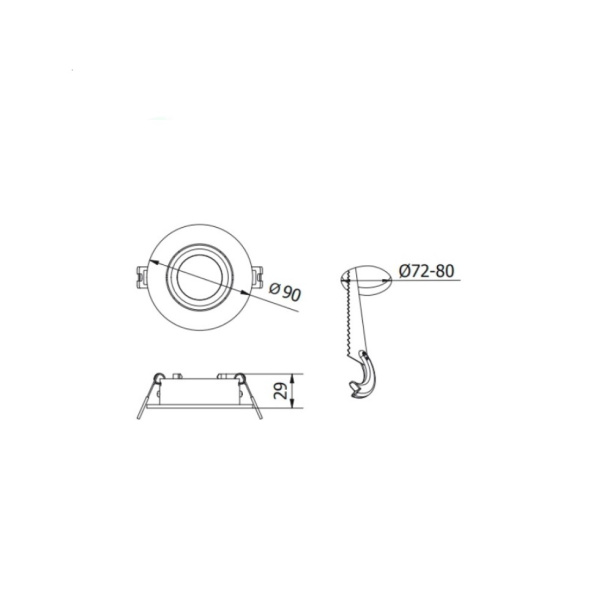 Светильник накладной ЭРА Сайл 2хMR16 круг от магазина ЛесКонПром.ру
