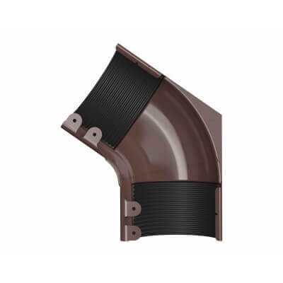ТЕХНОНИКОЛЬ Металлическая водосточная система Стандарт, внутренний угол 135°, коричневый от магазина ЛесКонПром.ру