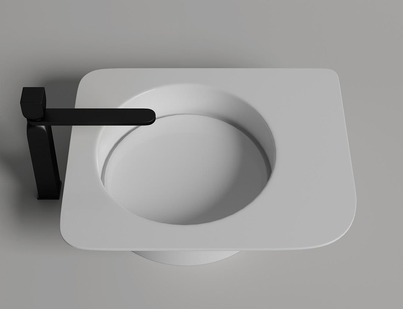 Раковина Salini Ninfea 54.5 110521M Белая матовая от магазина ЛесКонПром.ру