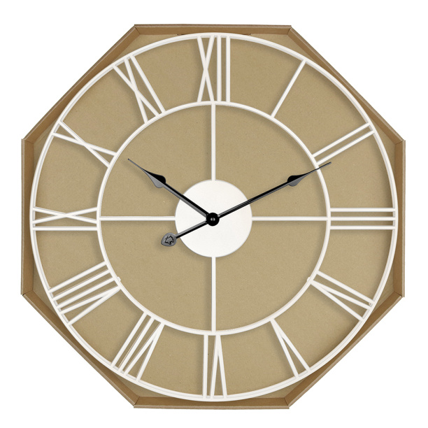Часы настенные круглые Лофт d45 см белые от магазина ЛесКонПром.ру