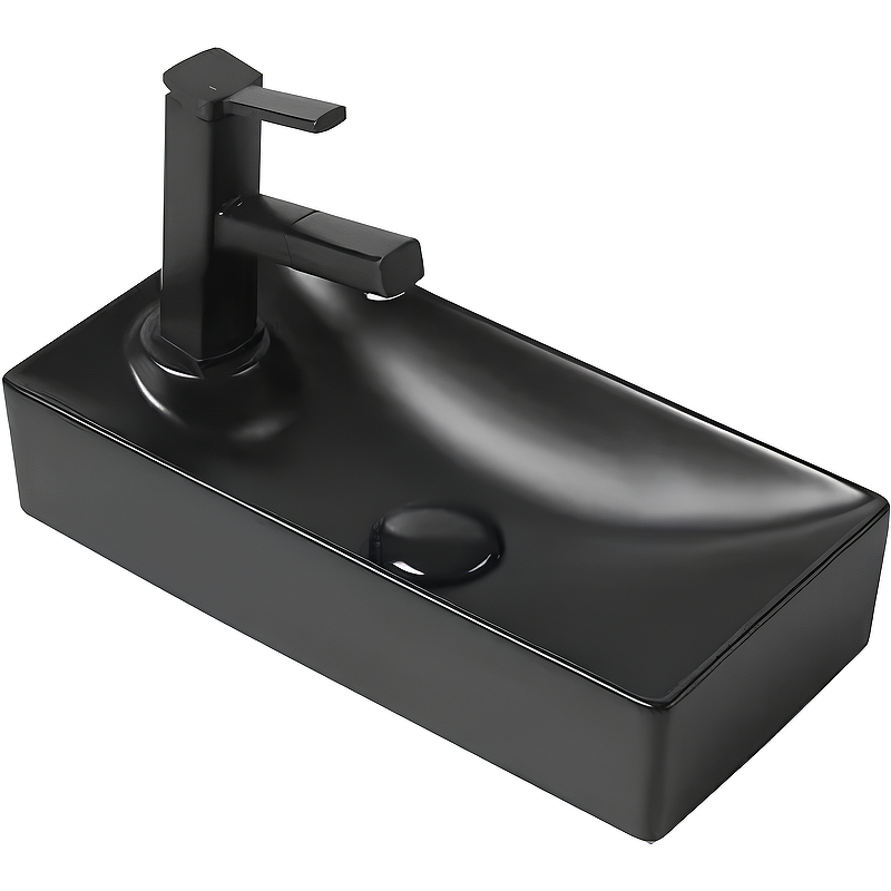 Раковина SantiLine 43 R SL-2009RMB Черная матовая от магазина ЛесКонПром.ру