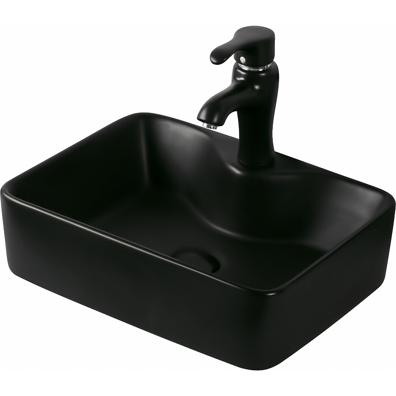 Раковина SantiLine 48 SL-1011MB Черная матовая от магазина ЛесКонПром.ру