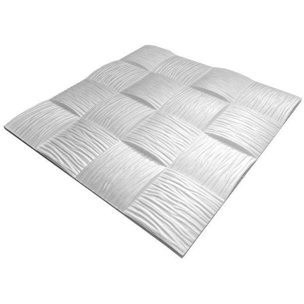 Плита потолочная 50х50 см 5802 белая от магазина ЛесКонПром.ру