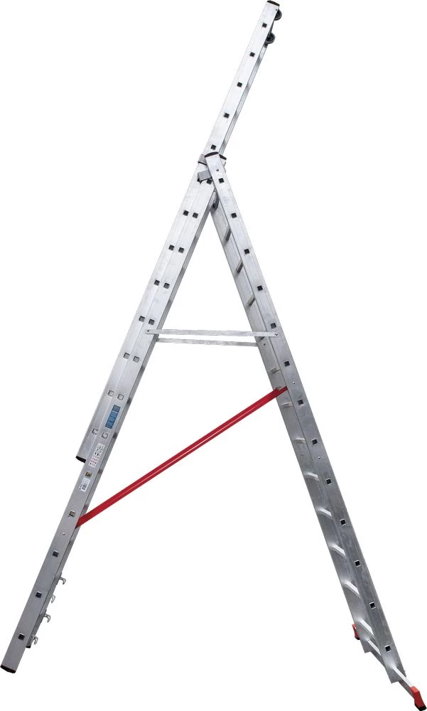 Лестница алюминиевая трехсекционная индустриальнаяНовая Высота 3x13 арт. 5230313 от магазина ЛесКонПром.ру