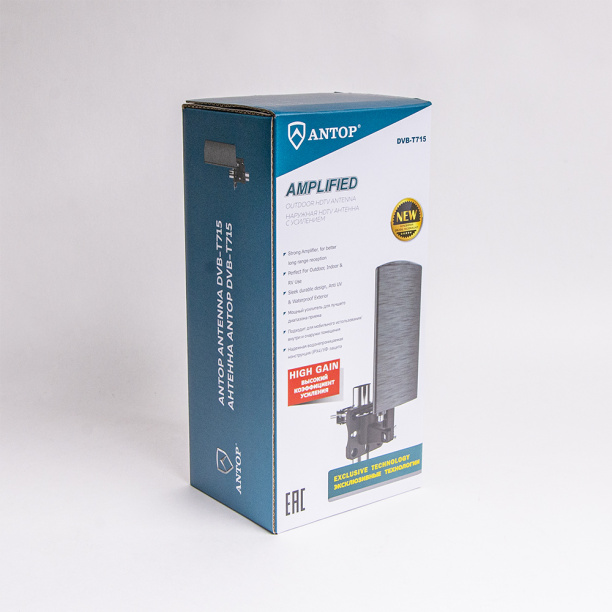 Антенна уличная Antop DVB-T715 с усилителем 28 dB от магазина ЛесКонПром.ру