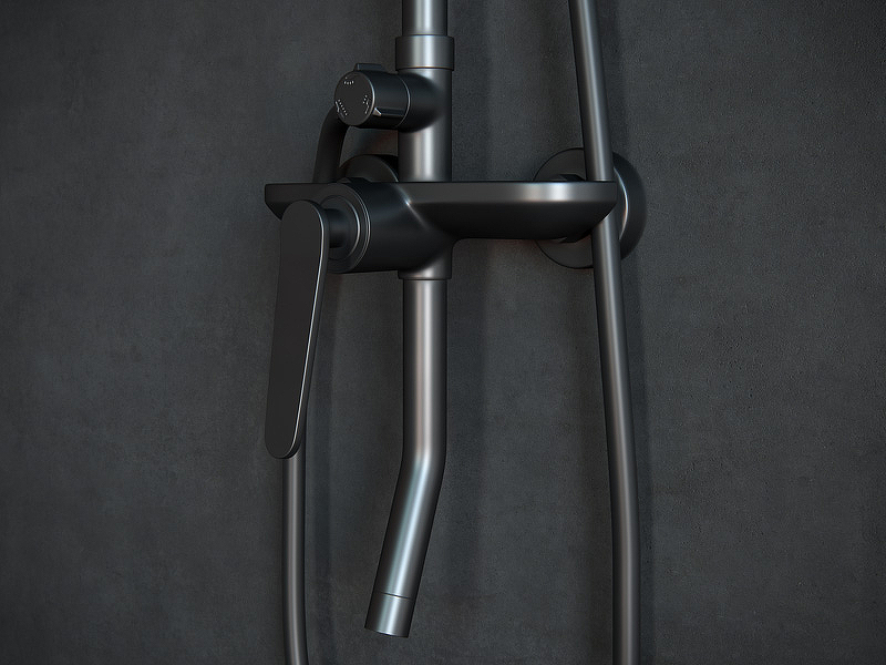 Душевая система Laguraty 17057 Черный от магазина ЛесКонПром.ру