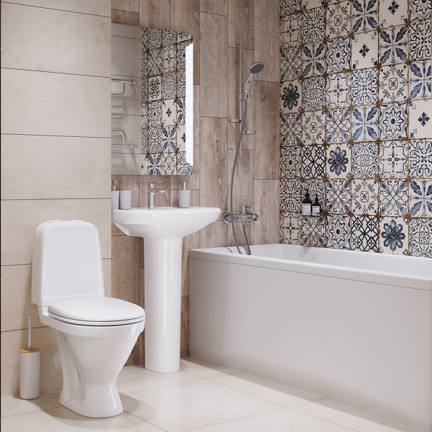 Унитаз-компакт SANITA ProfiLux с сиденьем с микролифтом от магазина ЛесКонПром.ру