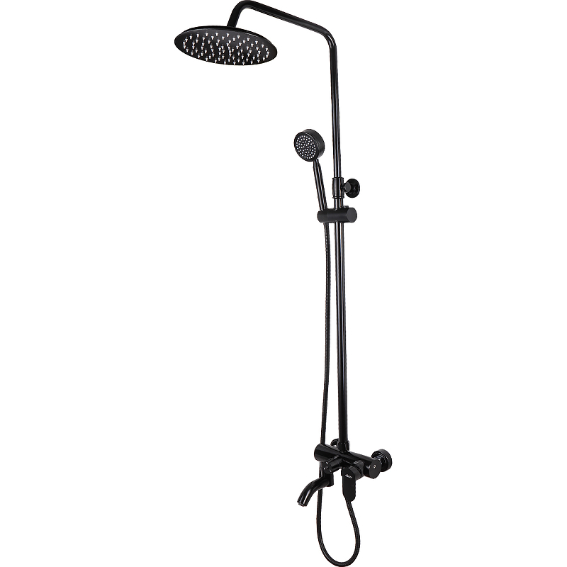 Душевая система Ekko E2402-8 Черная от магазина ЛесКонПром.ру