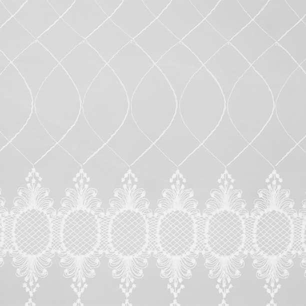 Штора-тюль Винтаж 300х280 см белая от магазина ЛесКонПром.ру