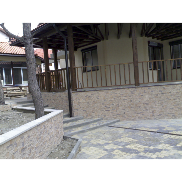 Фасадная плитка Маркхот 106 бежевая упаковка 0,5 м2 от магазина ЛесКонПром.ру