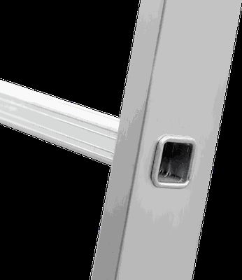 Алюминиевая четырехсекционная лестница-трансформер 400 мм NV1322 НОВАЯ ВЫСОТА 2Х4+2Х5 арт.1322245 от магазина ЛесКонПром.ру