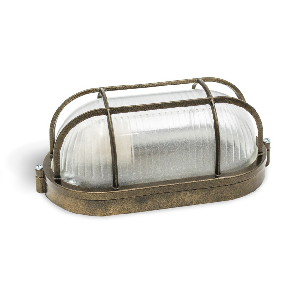 Светильник Свет Овал 1х60 Вт Е27 решетка IP54 бронза от магазина ЛесКонПром.ру