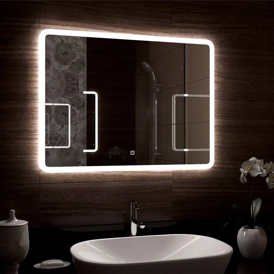 Зеркало CONTINENT Demure 80х60, с подсветкой от магазина ЛесКонПром.ру