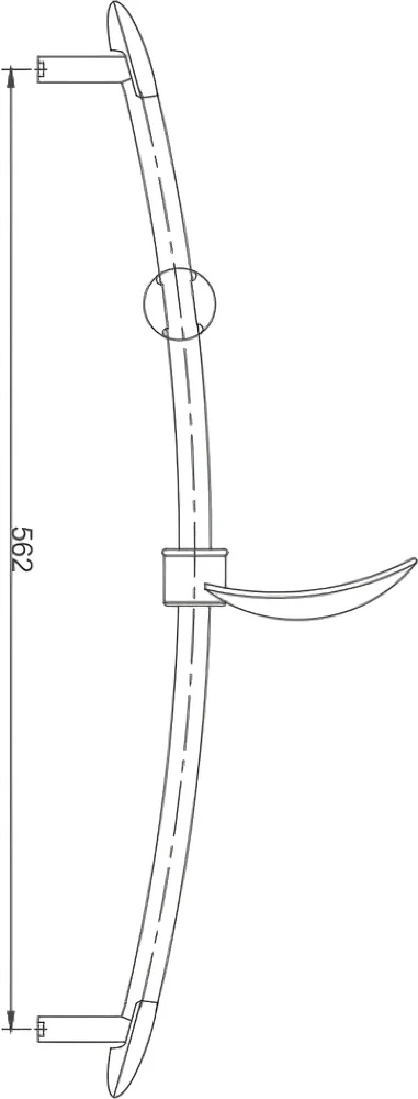 Душевая штанга Haiba HB8002 от магазина ЛесКонПром.ру