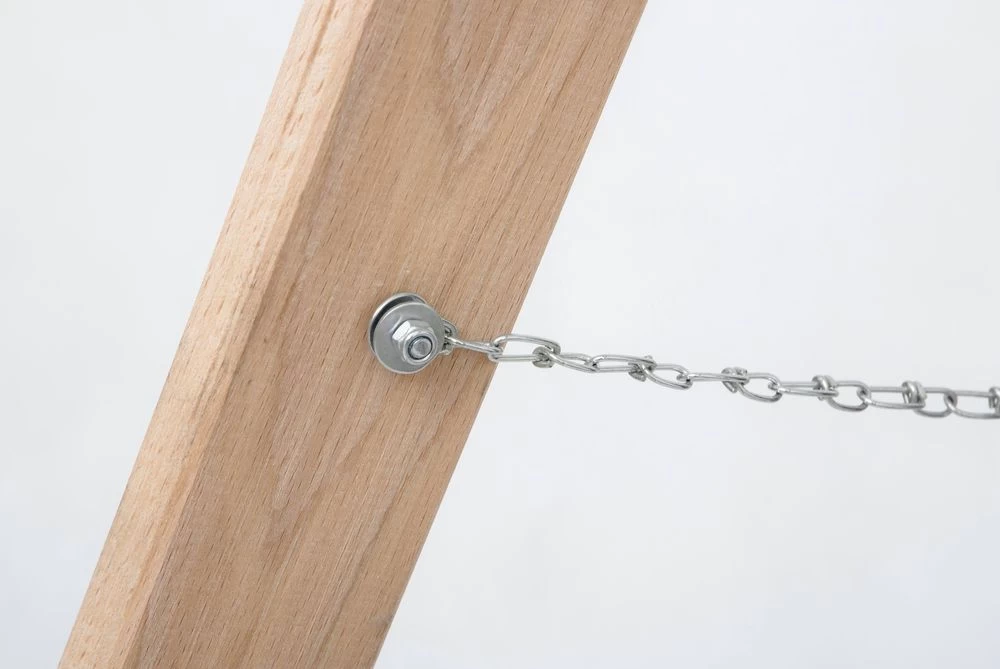 Стремянка двухсторонняя деревянная с перекладинами Hoz-Block Маляр 2х10 ступеней (арт. СДДМ-10) от магазина ЛесКонПром.ру