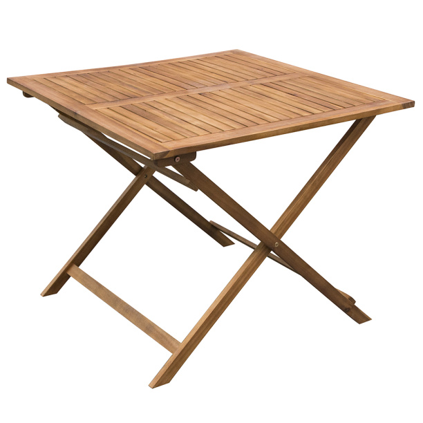 Стол садовый 90х90 см эвкалипт от магазина ЛесКонПром.ру