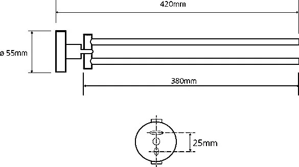 Полотенцедержатель Bemeta Omega 104204191 от магазина ЛесКонПром.ру
