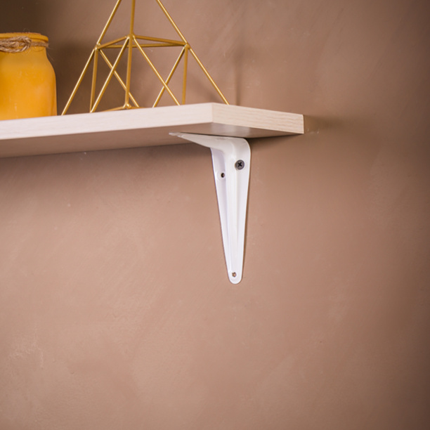 Кронштейн Практик125х100 мм белый от магазина ЛесКонПром.ру