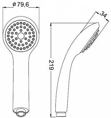 Душевая лейка IDDIS A11011 от магазина ЛесКонПром.ру