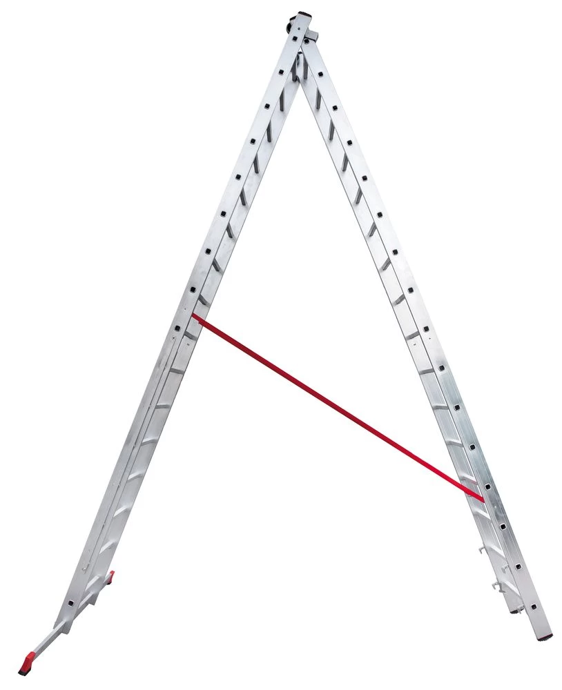 Лестница алюминиевая двухсекционная индустриальная Новая Высота 2x16 арт. 5220216 от магазина ЛесКонПром.ру