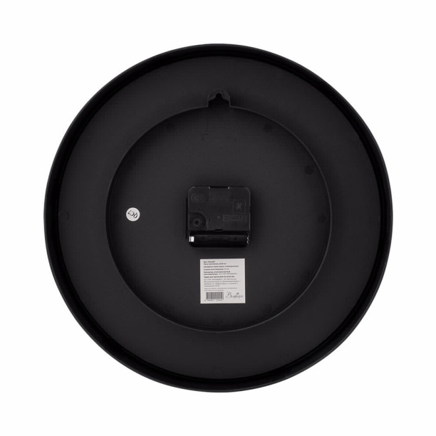 Часы настенные круглые Лофт d50 см черные от магазина ЛесКонПром.ру