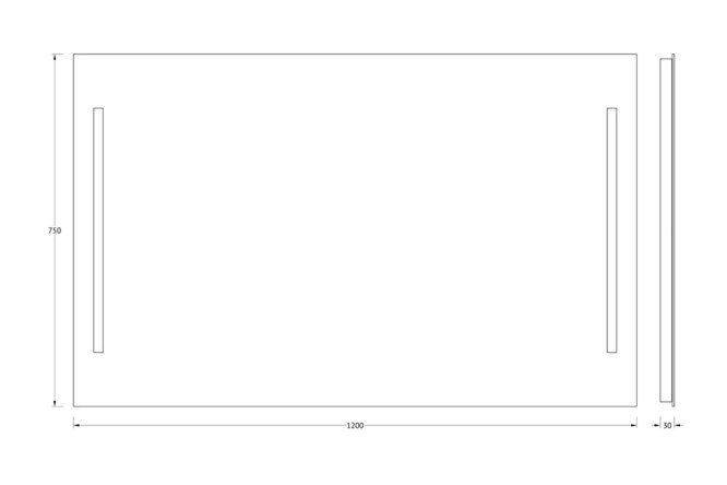 Зеркало EVOFORM Lumline 80372826 от магазина ЛесКонПром.ру