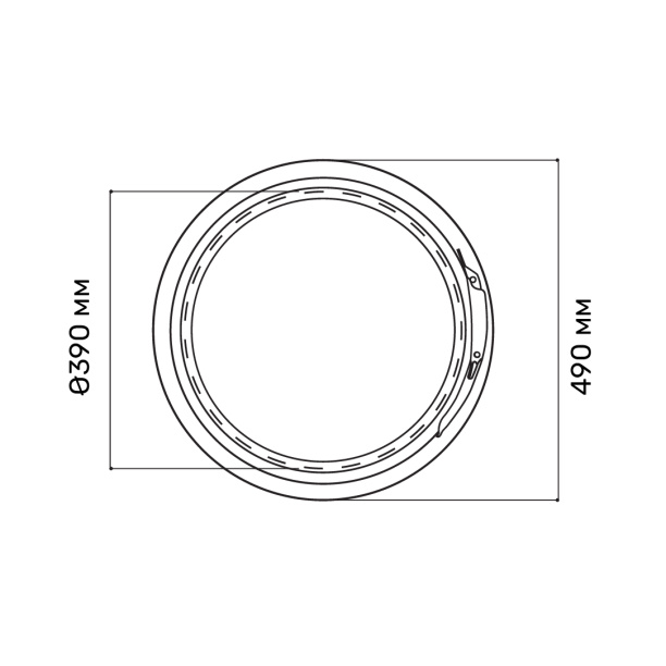 Бочка с крышкой пластиковая 127 л от магазина ЛесКонПром.ру