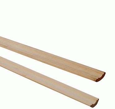 Плинтус (без сучков) липа 45х2000 мм от магазина ЛесКонПром.ру