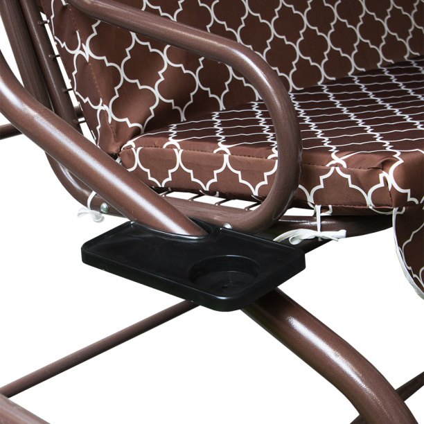 Садовые качели 232x130x165 см от магазина ЛесКонПром.ру