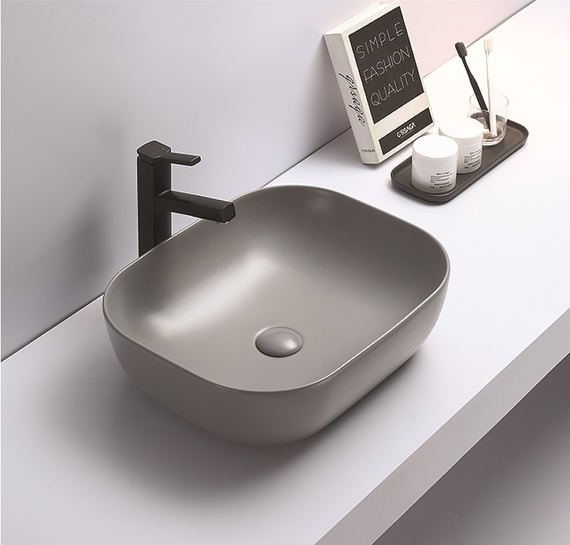 Раковина-чаша CeramaLux 50 78104MH-5 Светло-серая от магазина ЛесКонПром.ру