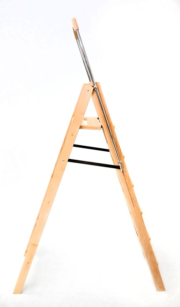 Стремянка деревянная Hoz-Block Серж 6 ступеней Светлая (арт. СДР-6С) от магазина ЛесКонПром.ру