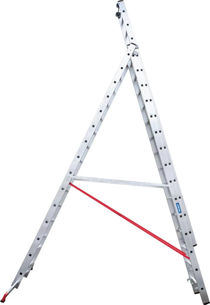 Лестница алюминиевая трехсекционная индустриальнаяНовая Высота 3x15 арт. 5230315 от магазина ЛесКонПром.ру