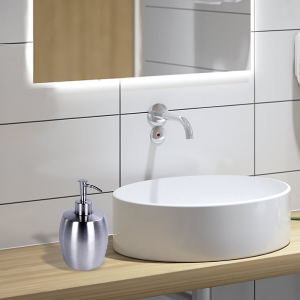 Дозатор для мыла Laima нержавеющая сталь от магазина ЛесКонПром.ру