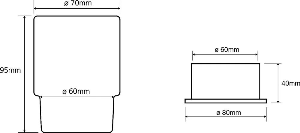 Стакан Bemeta Omega 138110061 от магазина ЛесКонПром.ру