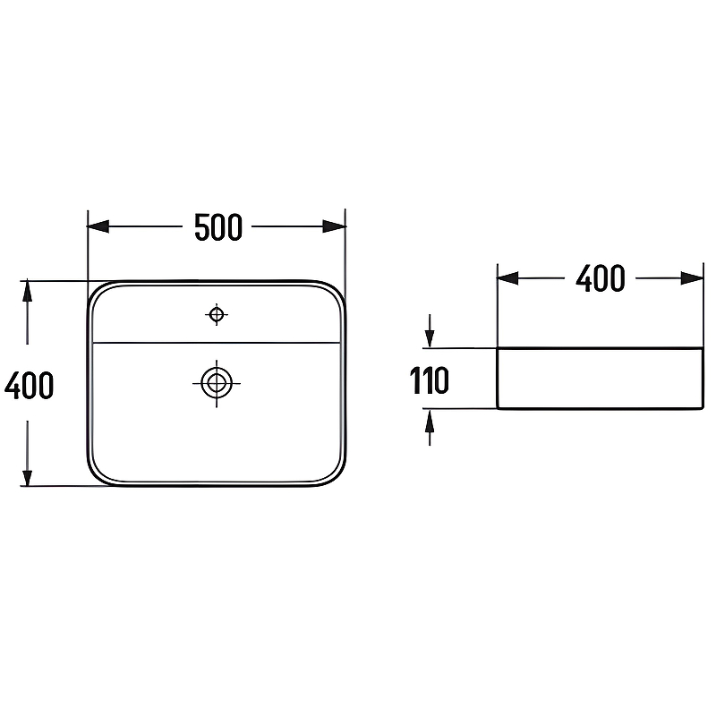 Раковина Comforty 50 78574-50 00-00012238 Белая от магазина ЛесКонПром.ру