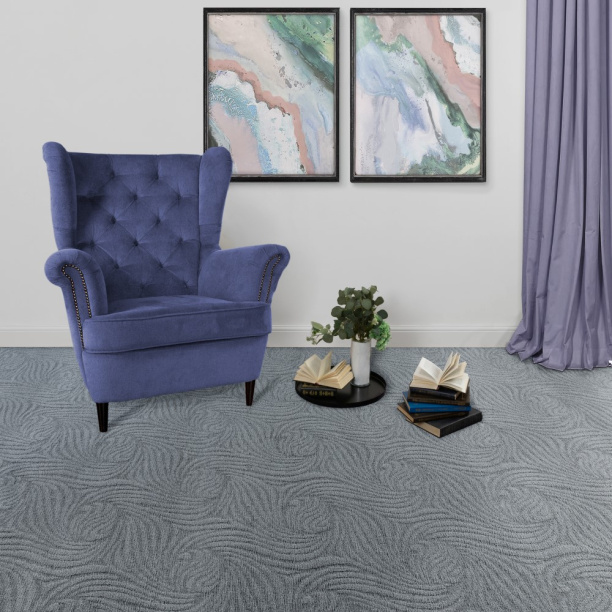 Ковролин Фламинго 915 серый 3 м от магазина ЛесКонПром.ру