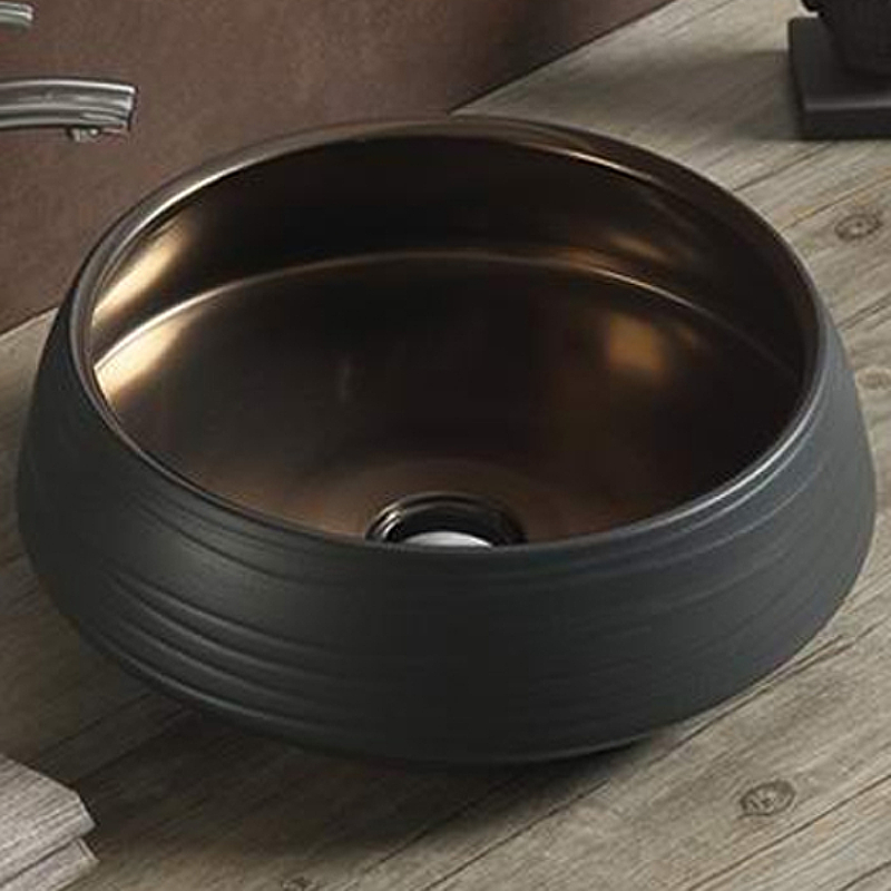 Раковина-чаша Comforty 43 J2091 00004139777 Черная Бронза от магазина ЛесКонПром.ру