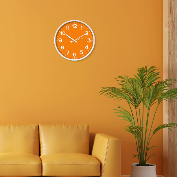 Часы настенные круглые Апельсин d30 см от магазина ЛесКонПром.ру