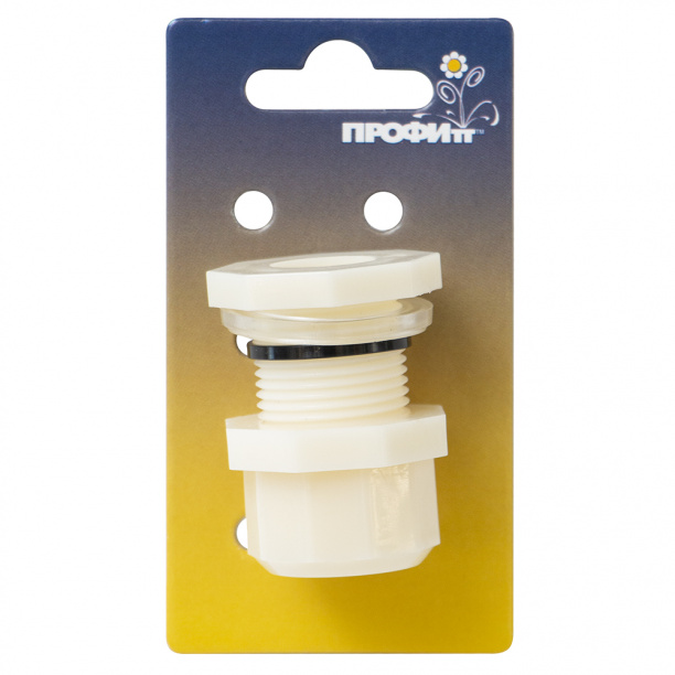 Врезка в бочку ВР 3/4" пластик от магазина ЛесКонПром.ру